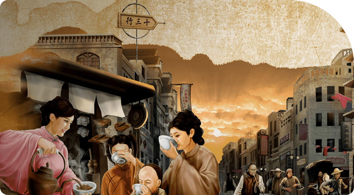 Two people enjoying a drink